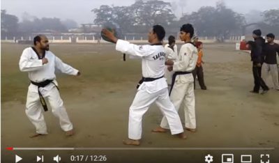 Real Taekwondo practice